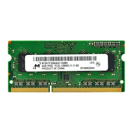 Memoria De Notebook 4gb Ddr3 Pc3l 1rx8 1600mhz Micron