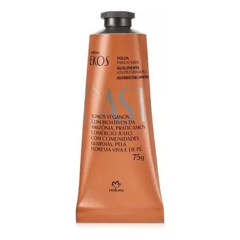 Creme Polpa Hidratante Para Mãos Natura Ekos Castanha 75g