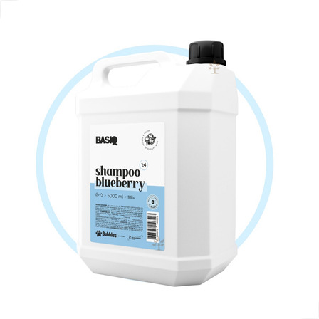 Shampoo Bubbles Basiq Blueberry Petshop Banho 5 Litros Shampoo Bubbles Basiq Blueberry Petshop Banho 5 Litros