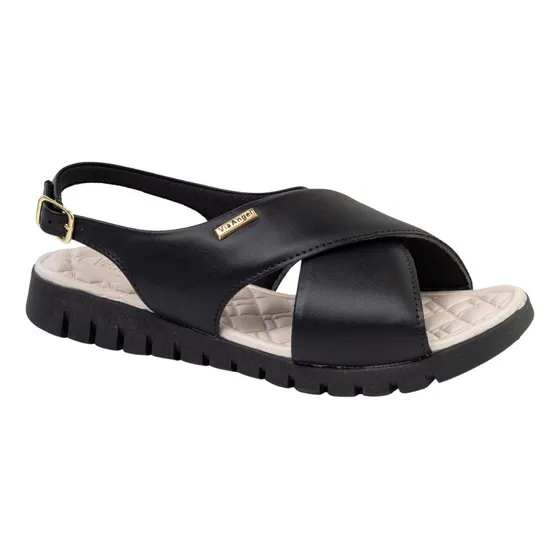 Sandália Feminina Flat Ortopédica X Leve Macia Confortável.