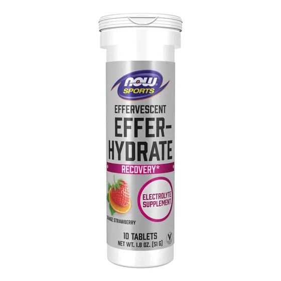 Suplemento Electrolítico Now Foods Effer-hydrate 10 Comprimi