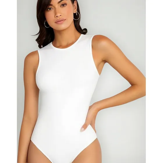 Body De Mujer Cuello Redondo Hermoso De Cadisa 