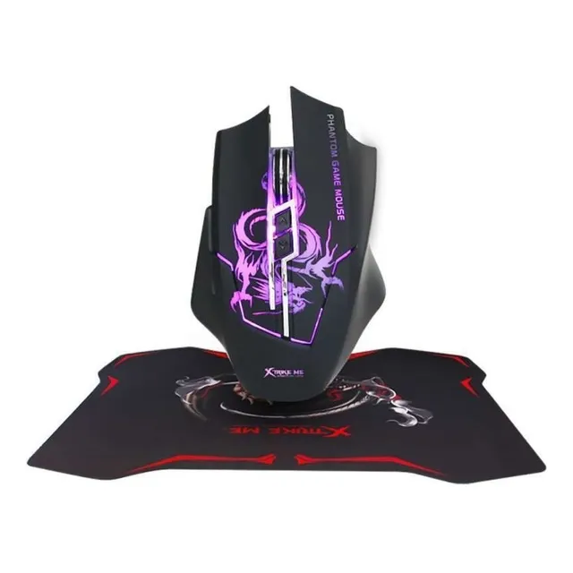 Kit Gamer Mouse Pad Optico 3200dpi Xtrike Me / Promoferta
