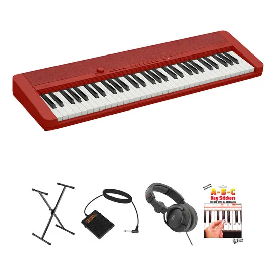 Cas-io Ct-s1 61-key Portable Digital Piano Essentials Kit