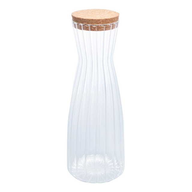 Garrafa De Vidro Para Servir Com Tampa Cortiça Classic 1,6l Cor Transparente Garrafa De Vidro Para Servir Com Tampa Cortiça Classic 1,6l Cor Transparente