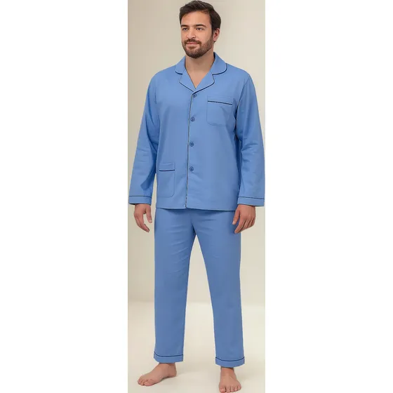 Pijama Franela Liso 100% Algodon
