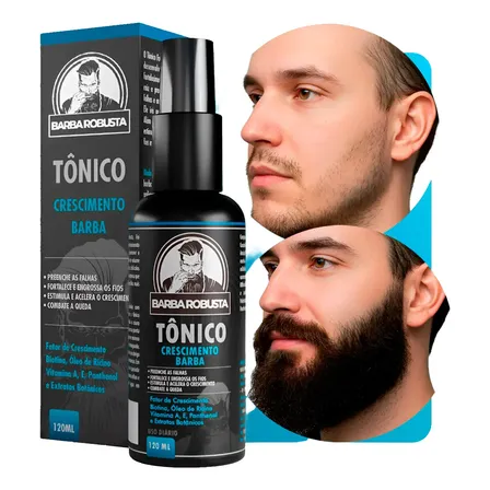 Produto Para Crescer Barba Tônico Crescimento Barba Robusta