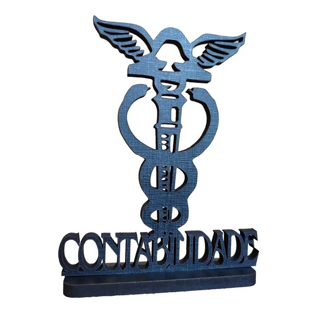 Emblema De Mesa, Símbolo Profissão Contabilidade Formatura