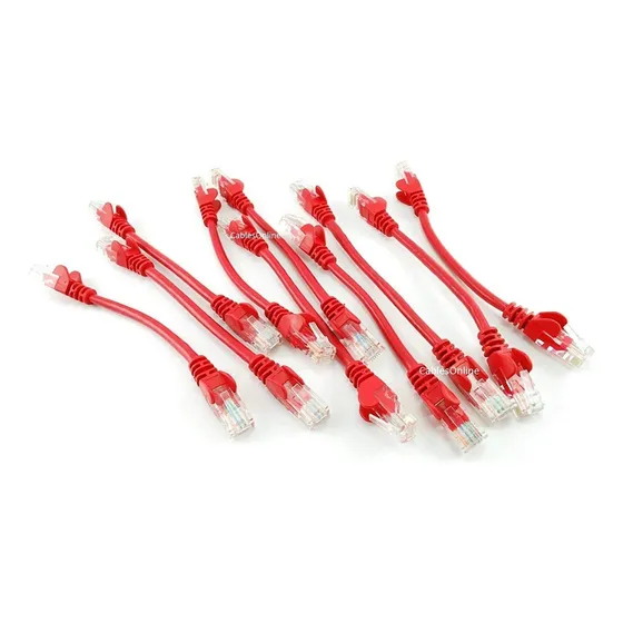 Conexion Utp Ethernet Color Rojo