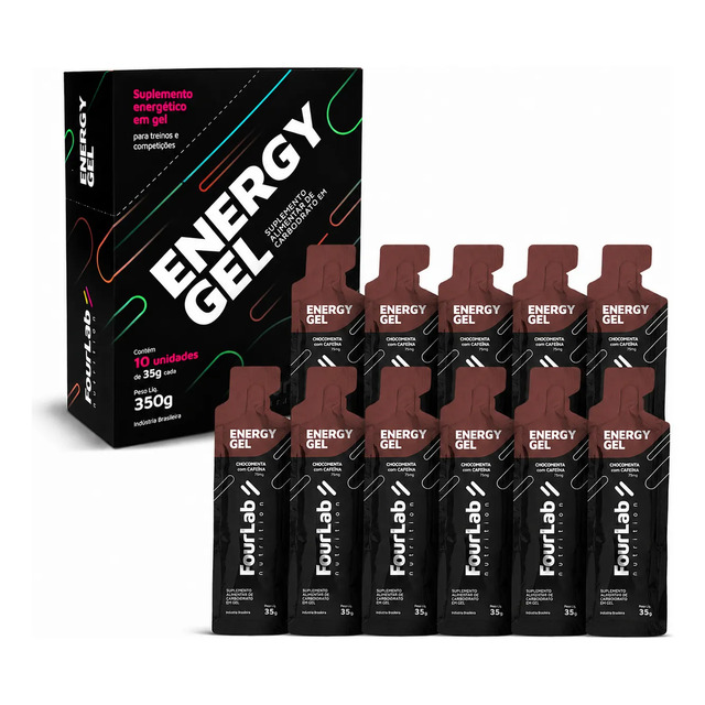 Gel Carboidrato Energy Fourlab Cx C/10 Saches Grandes Chocomenta Cx Gel Carboidrato Energy Fourlab Cx C/10 Saches Grandes Chocomenta Cx