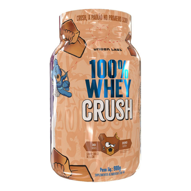 Whey Protein 100% Whey Crush Sabor Doce De Leite 900g Under Labz Whey Protein 100% Whey Crush Sabor Doce De Leite 900g Under Labz