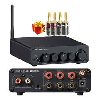 Amplificador Fosi Audio Bluetooth Bt30d Pro 2.1 Estéreo Tpa3 Amplificador Fosi Audio Bluetooth Bt30d Pro 2.1 Estéreo Tpa3