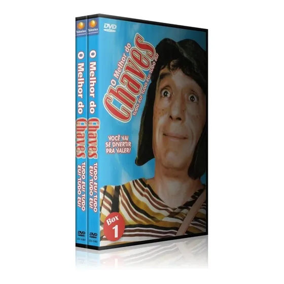 Seriado O Melhor Do Chaves Completo 8 Dvds Caixa E Capa!