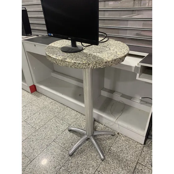 Mesa Alta Mármol Para Bar Y Cafetería Usadas