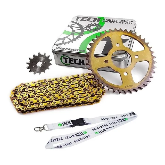 Kit Transmision Tech Rouser 180 39-14 C/cadena Ref Full Fas