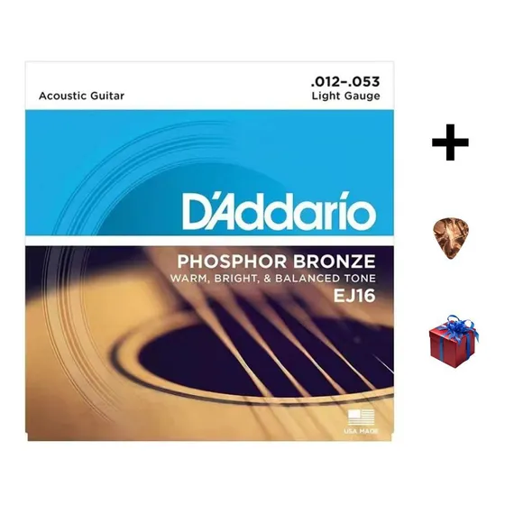 Cuerdas D'addario De Guitarra Acústica Y Electroacústica