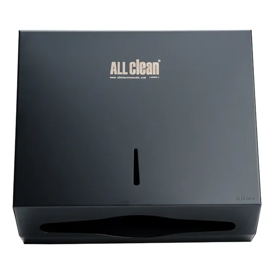 Dispensador De Servilletas Acero Inoxidable Negro -all Clean