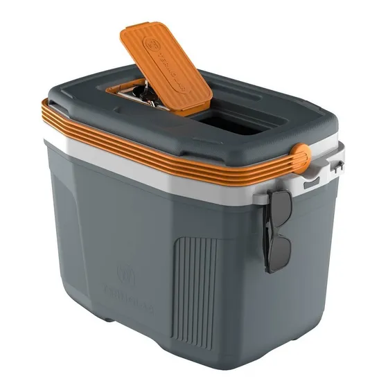 Heladera Conservadora Portatil De 32l Camping Playa Termolar Color Gris
