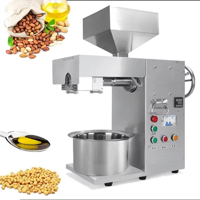 Prensadora De Aceite De Semillas Acero Inoxidable 20kg/hora