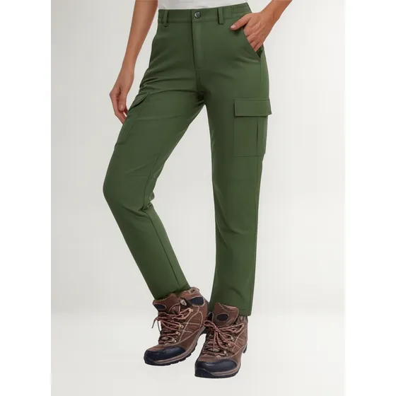Pantalon Sofshell Dama Cargo