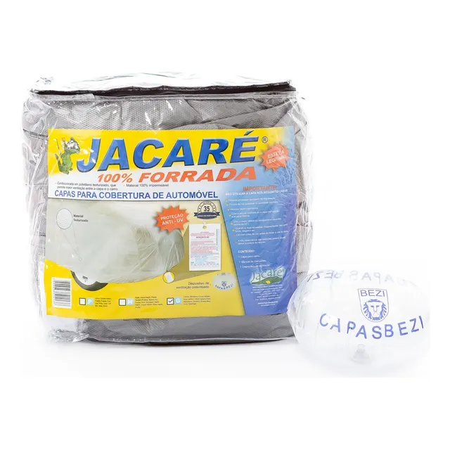 Capa De Cobrir Carro Jacaré 100% Forrada Tamanhos P-m-g 