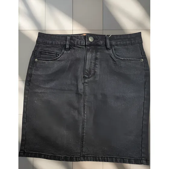 Falda Jeans Negro 