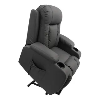 Poltrona Do Papai Massagem Aquecimento Lift - Mf Select Cor Preto Poltrona Do Papai Massagem Aquecimento Lift - Mf Select Cor Preto