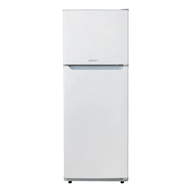 Heladera Auto Defrost Briket Bk2f 1310 Con Freezer 257l 220v Color Blanco Estante Vidrio