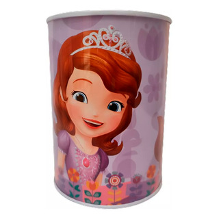Alcancía Metálica Cilindro Princesa Sofia - 10cm Alcancía Metálica Cilindro Princesa Sofia - 10cm