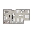 3 dormitorios  |  2 baños