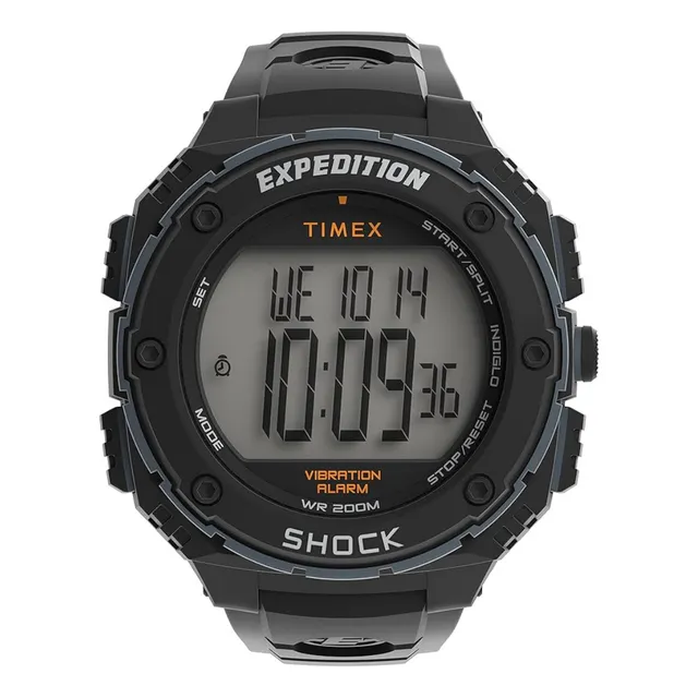 Reloj Timex Expedition Xl Hombre Negro Resina Pulsera