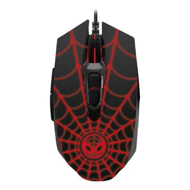 Mouse Gamer Xtech Spider-man Miles Morales Usb 2400dpi