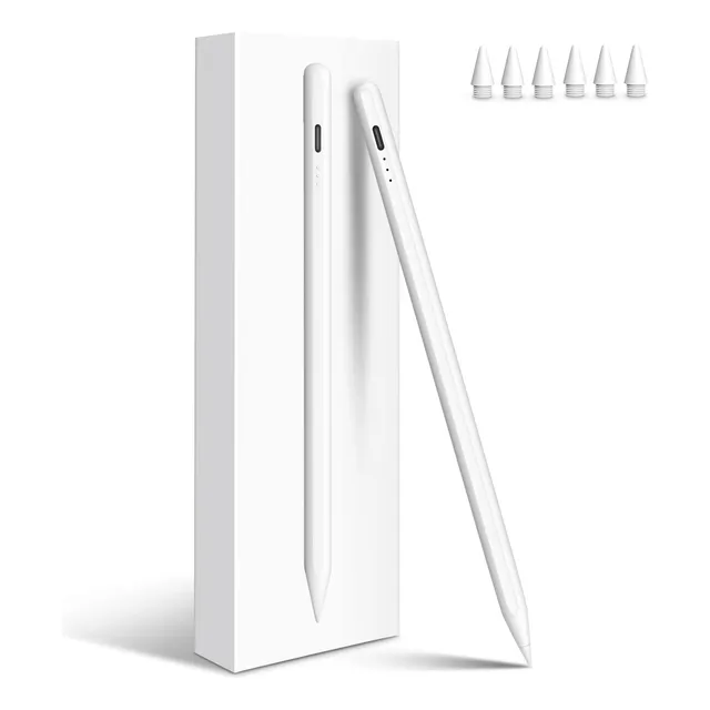 Lápiz Óptico Stylus Pluma Para iPad, Carga Rápida Magnético