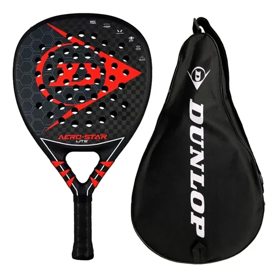 Paleta De Pádel Dunlop Aero Star Pro De Carbono Potencia Torneo