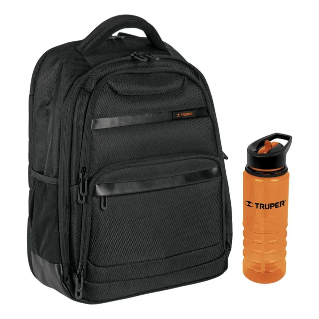 Mochila Porta Laptop Original Con Tomatodo 740 Ml. Truper