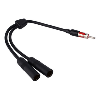 Antena De Radio Estéreo Para Coche, Divisor De 2 Conectores Antena De Radio Estéreo Para Coche, Divisor De 2 Conectores