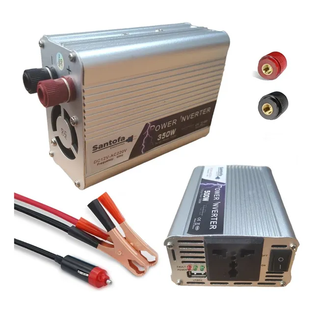 Inversor De Corriente Para Auto De 12v A 220v 350w Santofa
