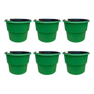 Kit 6 Vasos Autoirrigåvel Planta Armazém Do Verde 20cm Cores Kit 6 Vasos Autoirrigåvel Planta Armazém Do Verde 20cm Cores