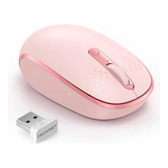 Tecknet Ratón Inalámbrico, Mouse Silencioso De 2.4