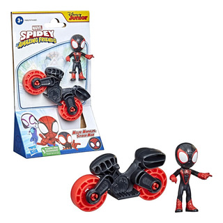 Miles Morales Con Motocicleta Superhéroe Spiderman Moto Miles Morales Con Motocicleta Superhéroe Spiderman Moto