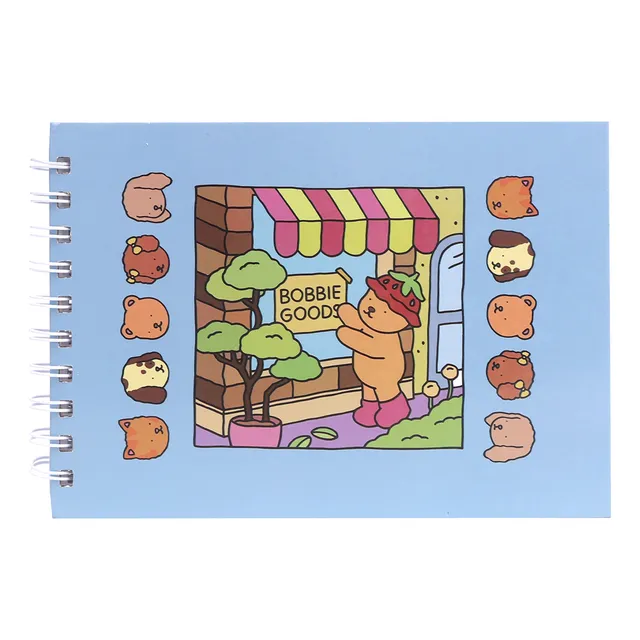 Libro Para Colorear Bobbie Goods Oso Azul Graffiti