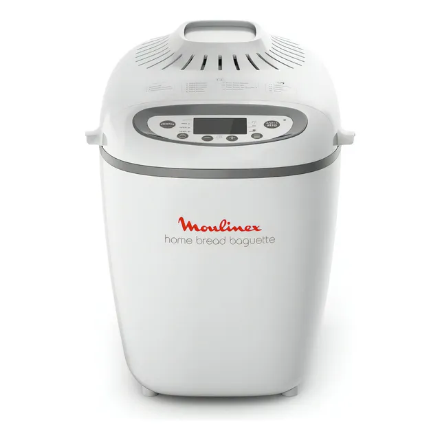 Moulinex Panetera Baguette Blanco Y Gris 1.5kg 1600w 16 programas Panificadora