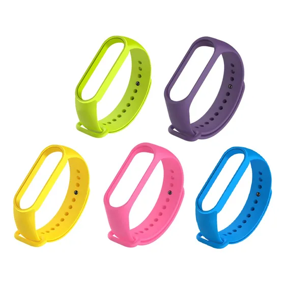 Pack 5 Correas Compatibles Con Xiaomi Mi Band 3 / Mi Band 4
