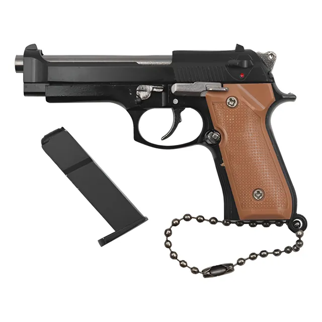 Llavero Pistola Metalico