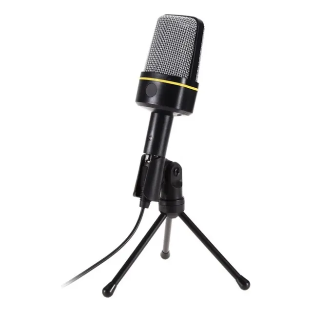 Micrófono Condensador 3.5 Mm  Con Cable Micrófono