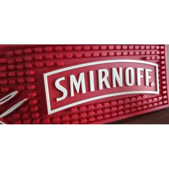 Coctelera Rectangular Smirnoff 60cm Goma Bartender