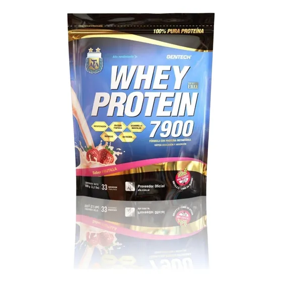 Whey Protein 7900 Gentech 2lb Doypack Proteína De Suero