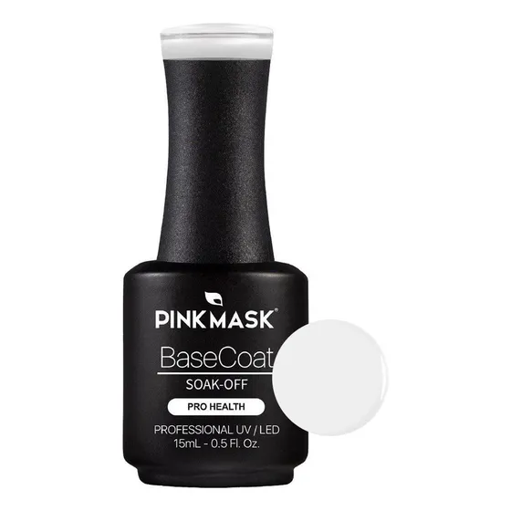 Esmalte Para Uñas Gel Base Coat Fortalecedora Pink Mask