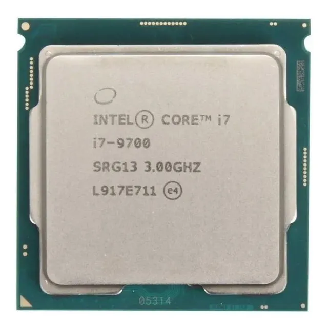 Procesador gamer Intel Core i7-9700 BXC80684I79700 de 8 núcleos y 4.7GHz de frecuencia con gráfica integrada