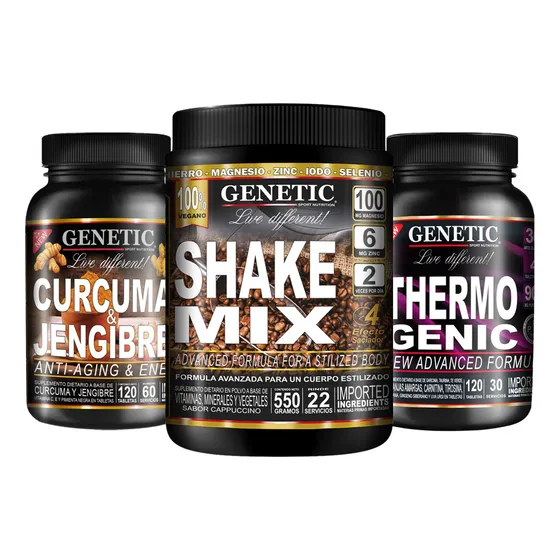 Batido Reemplaza Comidas Cúrcuma Jengibre Adelgazar Genetic